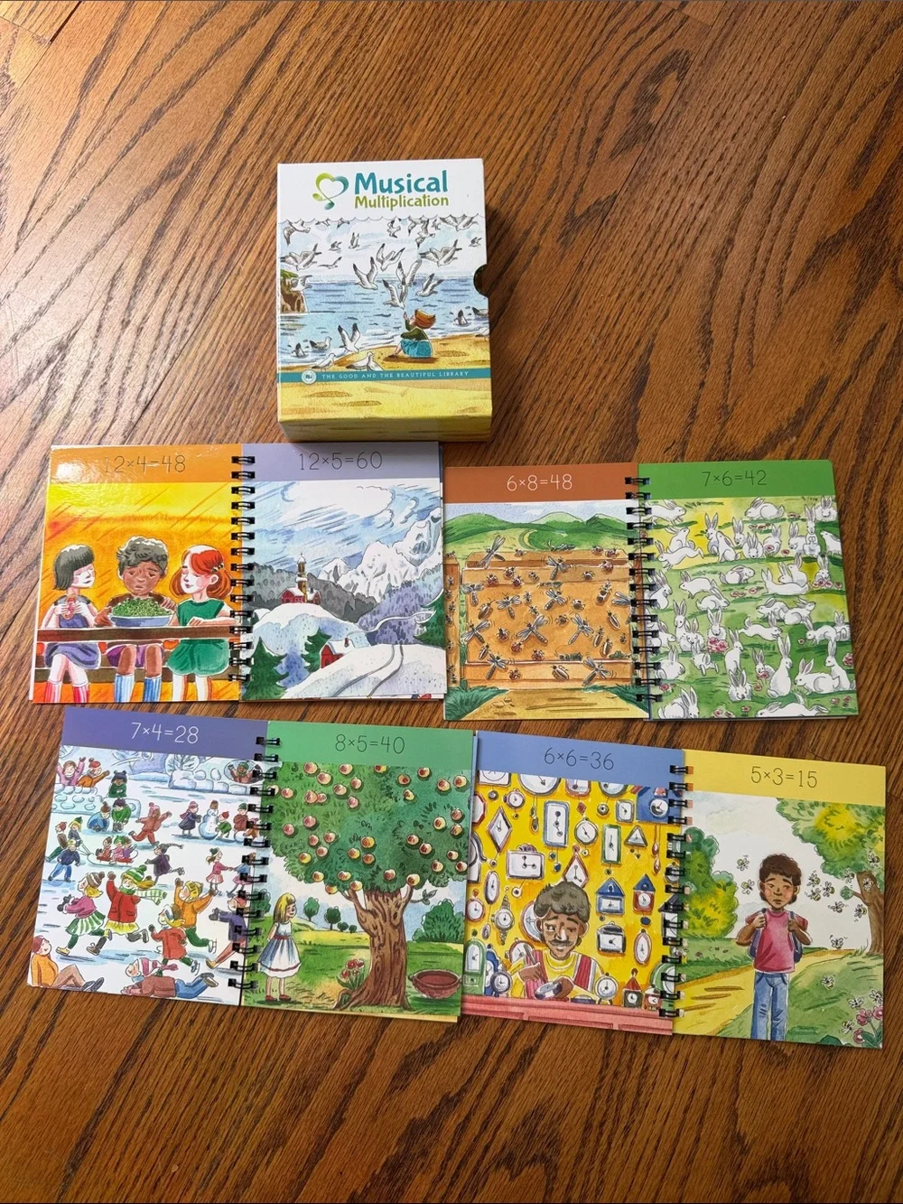 Set A-D Kids Learning Booklets - Colorful